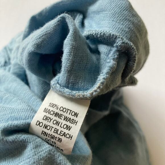 Childhoods Clothing Slub Knit Romper Shortie - Light Blue - 18-24M - Picture 5 of 5